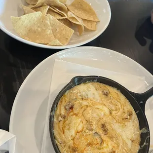 Queso Fundido, sorry we had mixed it already