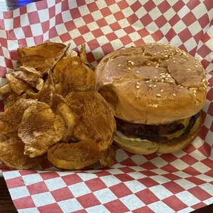 Bacon Onion Cheddar Burger