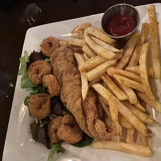Cajun Fried Fish and Shrimp Basket