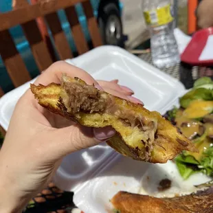 Oxtail grilled cheese