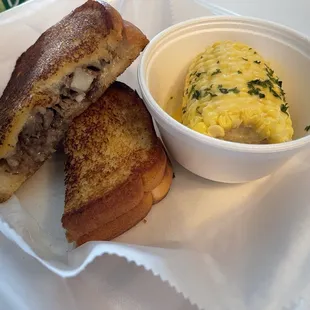 Oxtail Grilled Cheese Sandwich