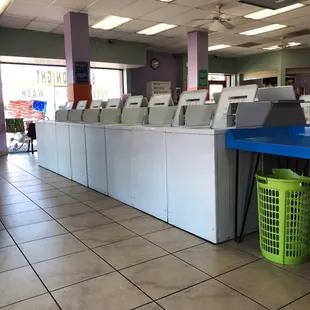 $1.25 per wash in these standard top loaders.