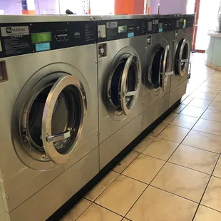 $4.75-5.50 depending upon cycle selection in these and other large washers.