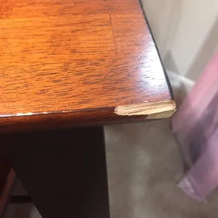 Chipped table