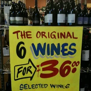 the original 6 wines for sale