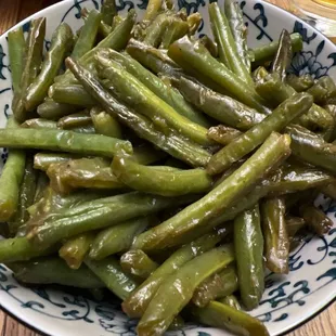 Flash wok string beans