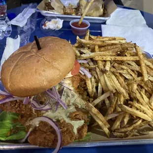 Nashville Blue Chicken sandwich.