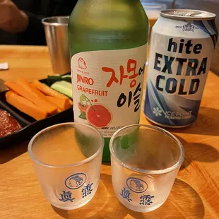 Soju and hite