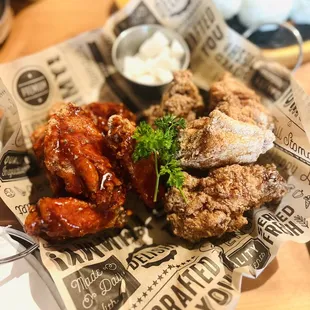 Soy Garlic/Spicy Chicken Wings