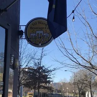 a view of a city street