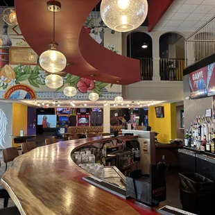 Modern bar for patrons