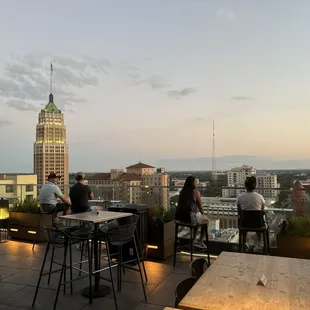 Cool patio with a view!