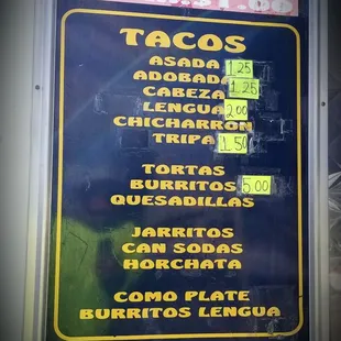 Menu..