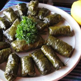 Grape leaves