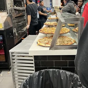 Pizza selections / Kitchen