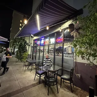 Outside patio
