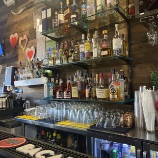 the bar