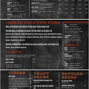 Full Menu