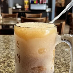 Root beer float