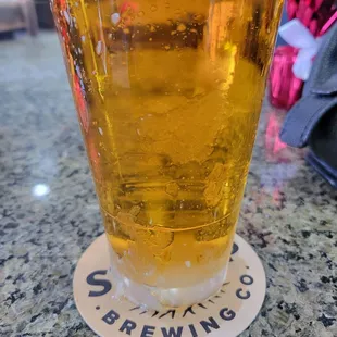 Ice-cold beers for $5! Also, they have delicious food!