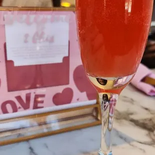 Strawberry mimosa