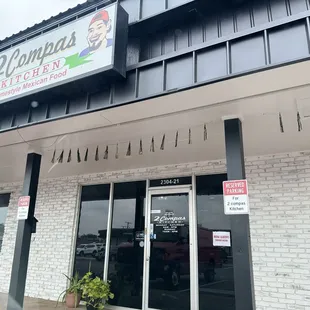 There's even a couple reserved parking spots!