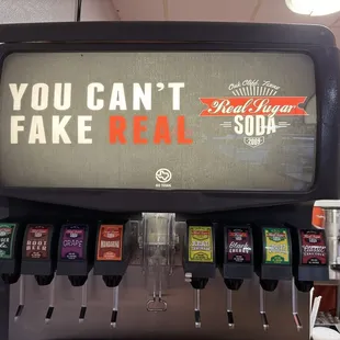 Oak Cliff TX Real Sugar Soda flavors