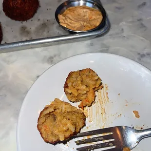 Half eaten Étouffée balls , Delicious!!