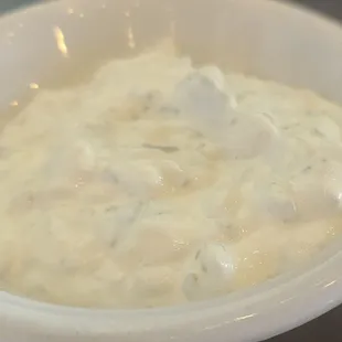 That&apos;s a big bowl of tartar sauce!