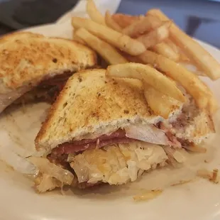 Reuben and fries