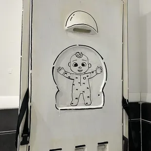 Diaper changing station