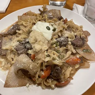 Beef stroganoff