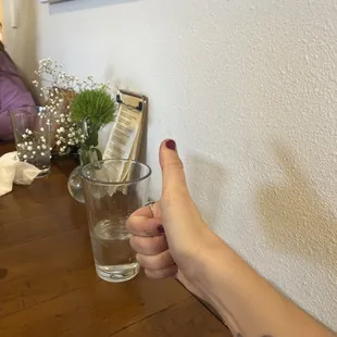 delicious tap water! :)