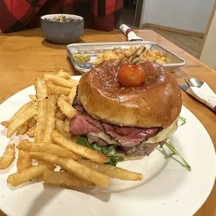 Craft burger and truffle fries!!