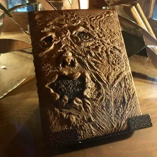 This is the Necronomicon : Book of the Dead from the Evil Dead (1981). So many cool details in this place!