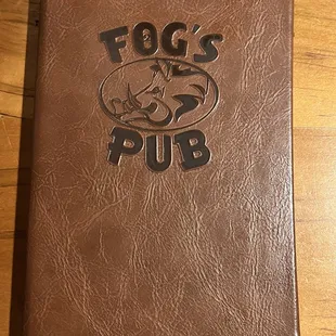 Menu booklet