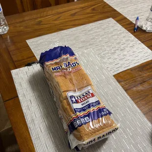 Texas toast came with family pack