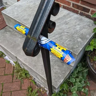 Brochures stuck in every single area possible