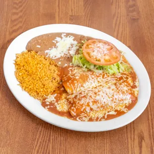 2 Enchiladas Plate