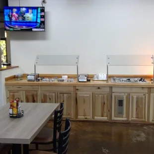  view of the dining area