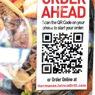Menu QR