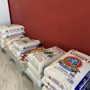 Bags of rice