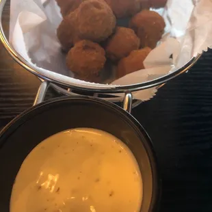 Fried Mushrooms with Ranch