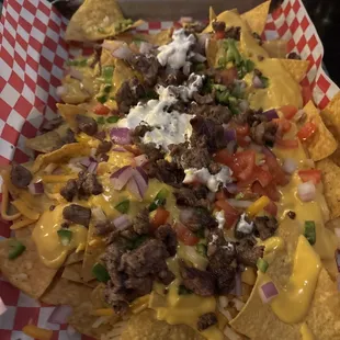 Javielinas Nachos with Beef