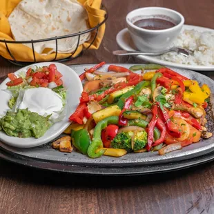 Vegetable fajita