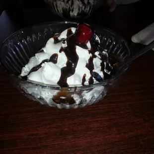 This is the fried ice cream... pic doesn't do it justice...it was AWESOME!