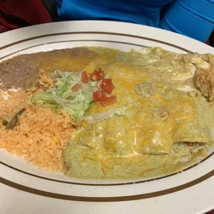 Green enchiladas
