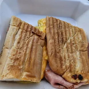 Cuban breakfast sandwich
