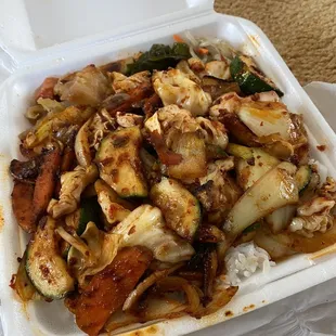 Spicy Stir Fried Squid