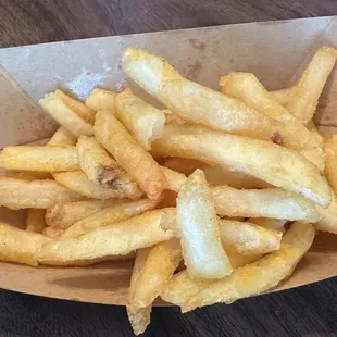 Crispy fries made in fresh oil
